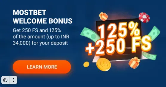 Uvítací bonus Mostbet